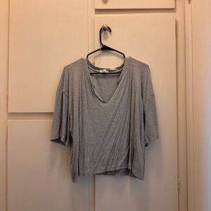 BP Gray Crop Top